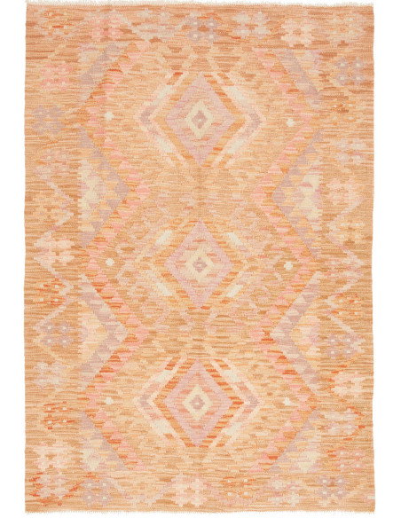 Kilim 102x147 Cm Kilim, Afghanistan, Lana Cardata A Mano