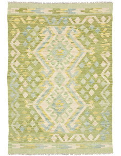 Kilim 102x149 Cm Afghan Kilim Green