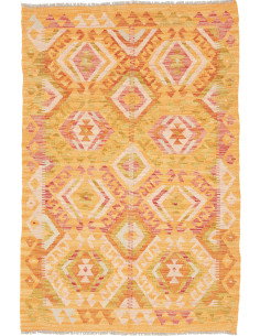 Kilim 96x142 Cm Kilim, Afghanistan, Hand-carded Wool (warp: