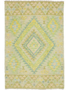 Kilim 101x148 Cm Kilim, Afghanistan, Hand-carded Wool (warp: