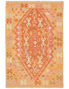 Kilim 98x146 Cm Kilim Afghanistan. Materiale: Lana Cardata A