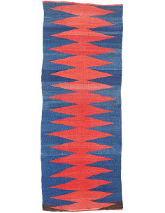 Tappeto Kilim Vintage Persia 77x203 Rosso Vivac