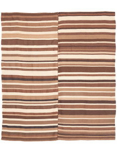 Rug Kilim Vintage Persia 129x147 Brown Beige