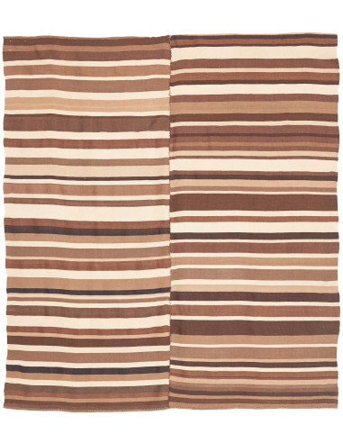 Rug Kilim Vintage Persia 129x147 Brown Beige