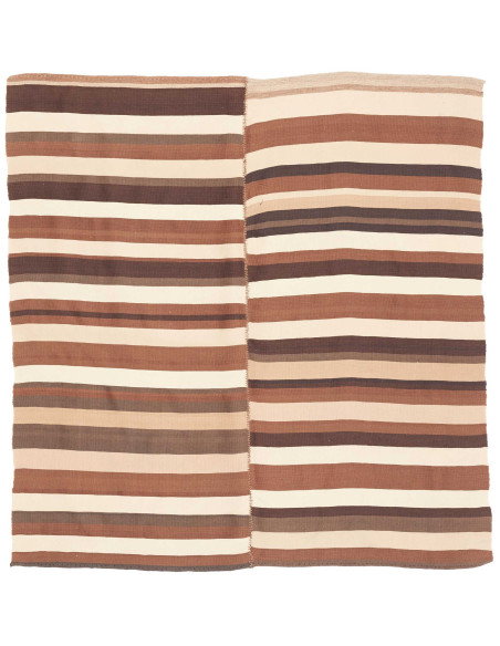 Tappeto Kilim Vintage Persia 135x136 Marrone Cr