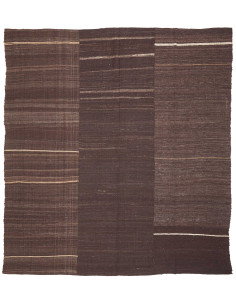 Rug Kilim Vintage Persia 287x317 Dark Brown Bei