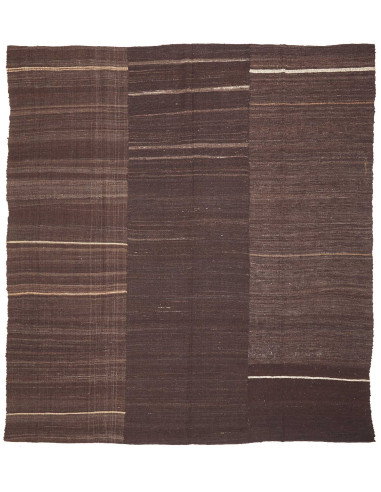 Rug Kilim Vintage Persia 287x317 Dark Brown Bei
