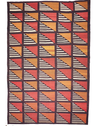 Tappeto Kilim Vintage Persia 301x446 Arancione