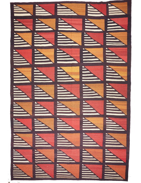Tappeto Kilim Vintage Persia 301x446 Arancione