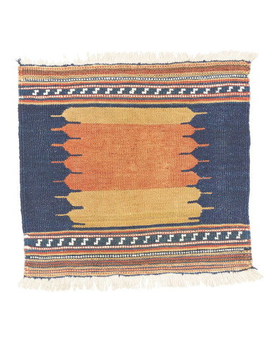 Tappeto Kilim Vintage Persia 66x60 Blu Notte Te