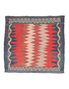 Rug Kilim Vintage Persia 77x74 Terracotta Red I