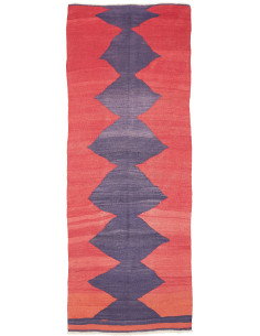 Rug Kilim Vintage Persia 109x301 Coral Red Indi