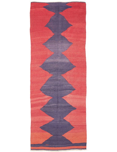 Tappeto Kilim Vintage Persia 109x301 Rosso Cora