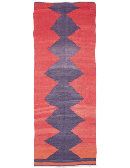 Tappeto Kilim Vintage Persia 109x301 Rosso Cora