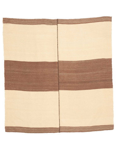 Rug Kilim Vintage Persia 145x152 Beige Brown