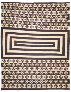 Tappeto Kilim Vintage Persia 333x430 Marrone Sc