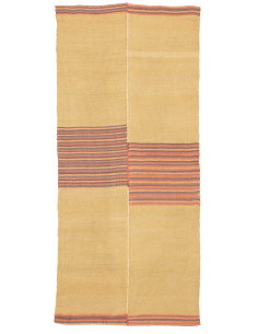 Rug Kilim Vintage Persia 80x200 Ochre Yellow Te