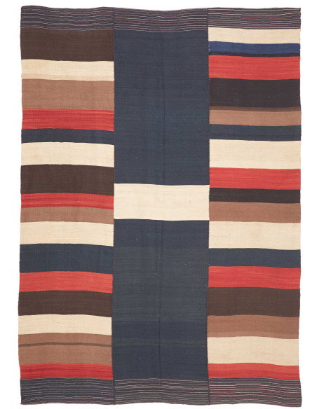 Tappeto Kilim Vintage Persia 188x274 Blu Notte