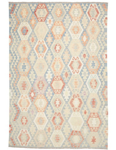 Tappeto Killim Afgahnistan 201x292 Azzurro Pesc