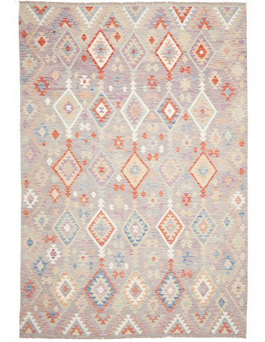 Rug Killim 209x307 Lavender Grey Terracotta