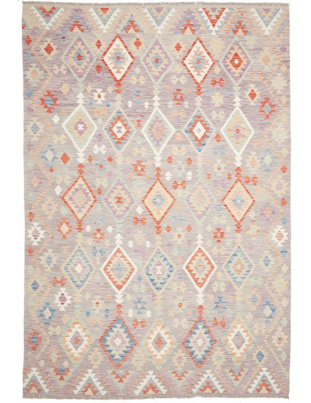Rug Killim 209x307 Lavender Grey Terracotta