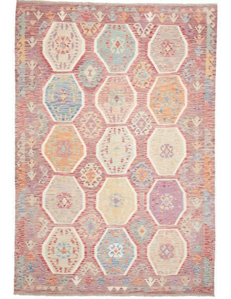 Tappeto Killim Afgahnistan 201x290 Malva Tenue