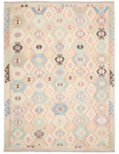 Rug Killim 216x288 Pastel Multicolored