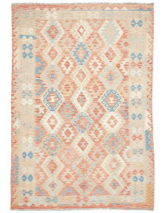 Rug Killim 173x249 Coral Powder Blue