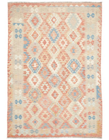 Rug Killim 173x249 Coral Powder Blue
