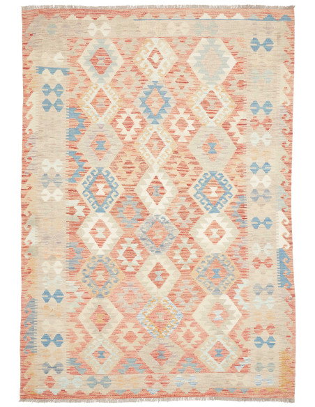 Rug Killim 173x249 Coral Powder Blue