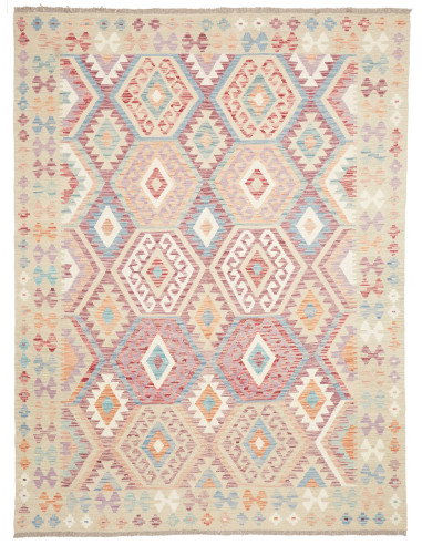 Rug Killim 183x245 Beige Pastel Multicolor