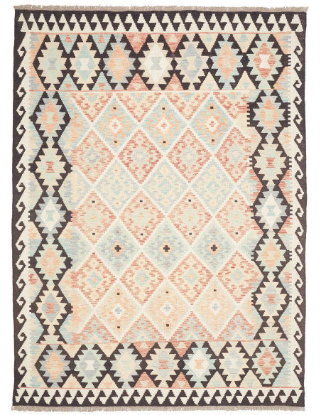 Rug Killim 175x232 Pastel Multi-color With Char