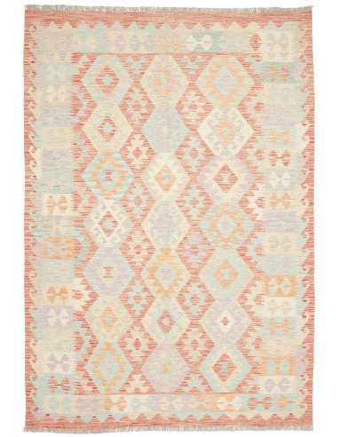 Tappeto Killim Afgahnistan 170x244 Bianco Crema