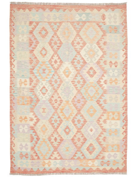 Tappeto Killim Afgahnistan 170x244 Bianco Crema