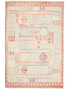 Rug Killim 174x246 Terracotta Light Blue