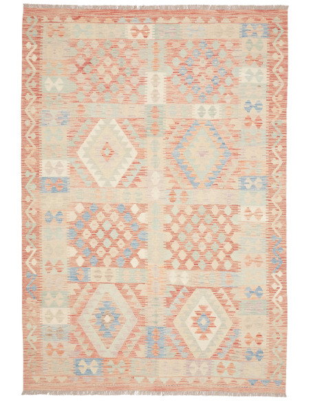 Rug Killim 171x250 Terracotta Sky Blue