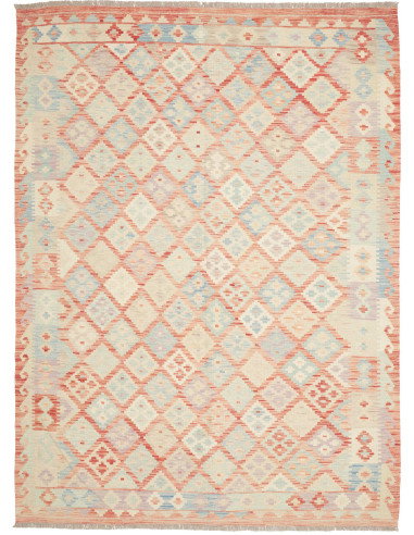 Tappeto Killim Afgahnistan 183x246 Crema Corall