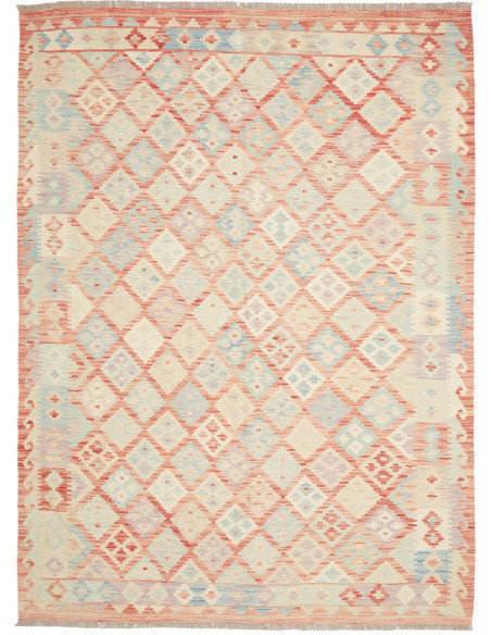 Rug Killim 183x246 Cream Coral
