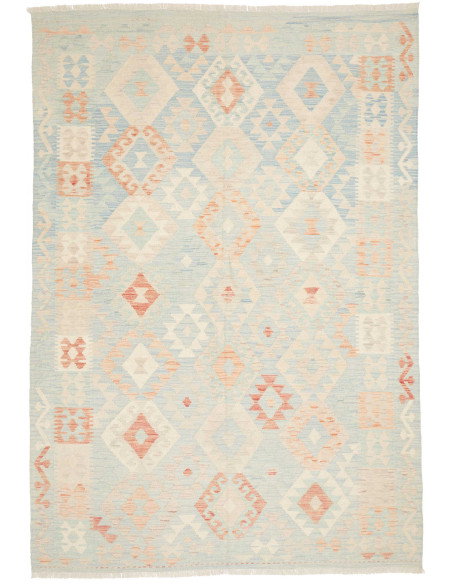 Tappeto Killim Afgahnistan 174x255 Azzurro Ciel