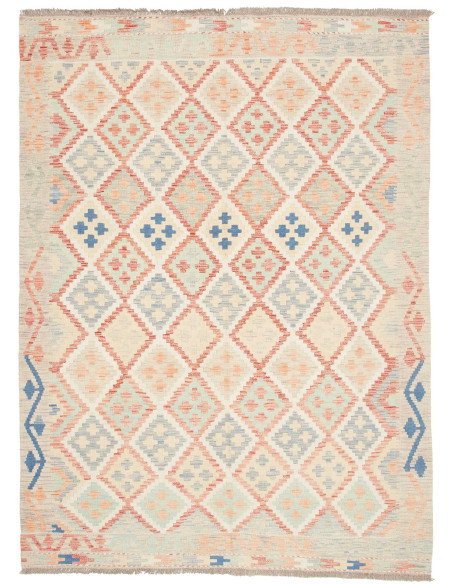 Tappeto Killim Afgahnistan 150x202 Crema Con Ac