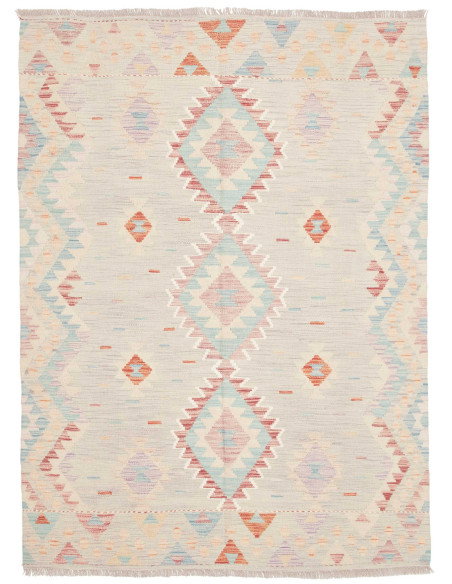 Tappeto Killim Afgahnistan 142x198 Beige Pastel