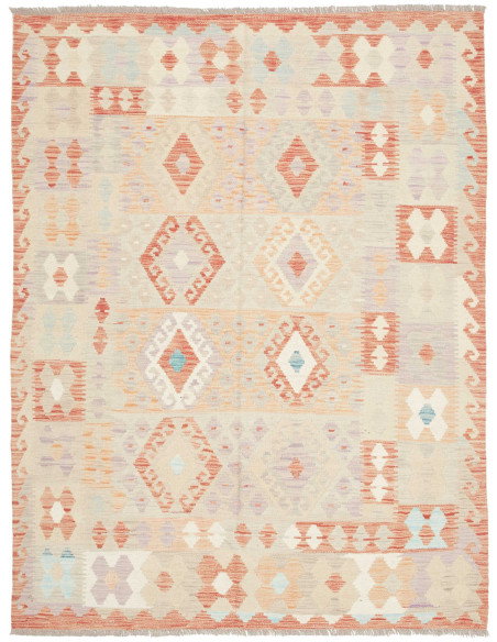 Rug Killim 149x195 Beige Terracotta