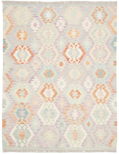 Rug Killim 150x197 Lavender Pastel Blue