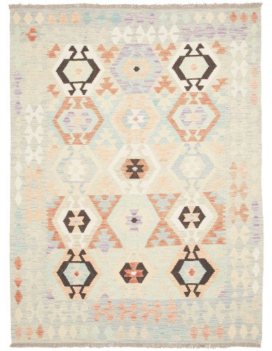 Rug Killim 149x201 Pastel Multicolor With Light