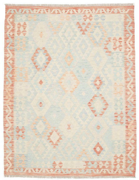 Rug Killim 153x196 Light Blue Cream