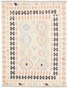 Tappeto Killim Afgahnistan 150x196 Crema Pesca