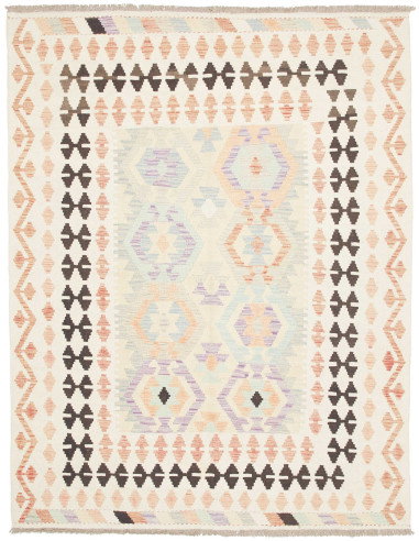Tappeto Killim Afgahnistan 150x196 Crema Pesca