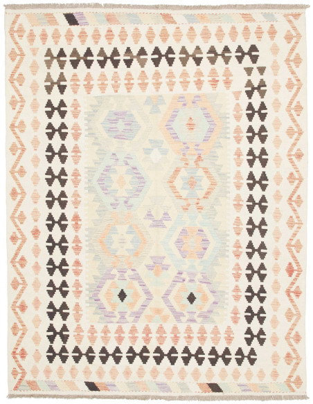 Rug Killim 150x196 Cream Peach