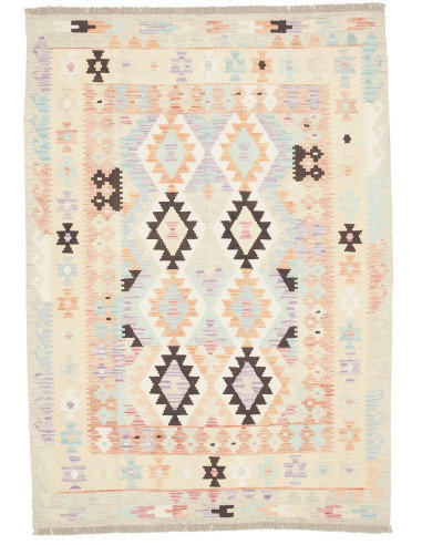 Tappeto Killim Afgahnistan 130x181 Avorio Paste