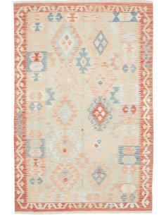 Rug Killim 127x190 Beige Terracotta
